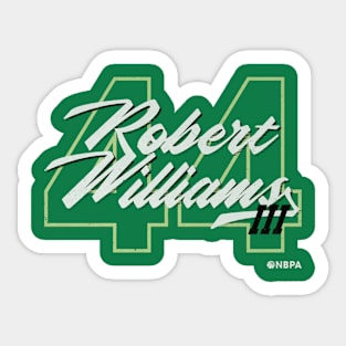 Robert Williams III Boston Number Script Sticker